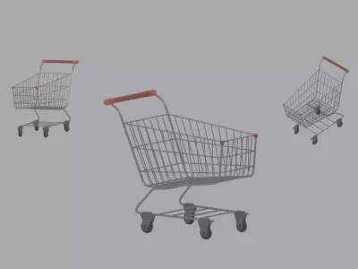 Shopping Cart 3D model