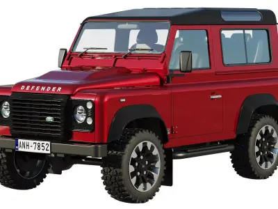 Land Rover Defender Works V8 3D model