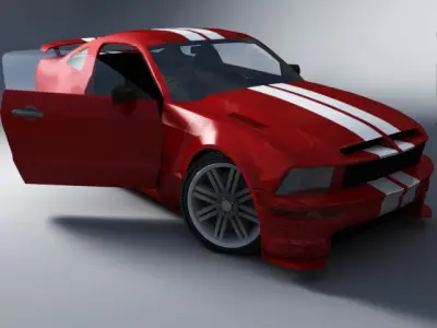 Street Drivers Low-poly 3D model