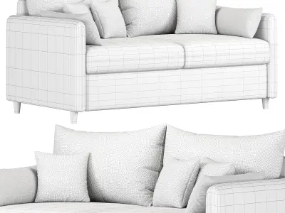 Mons Wagon Sofa By Skdesign 3D model