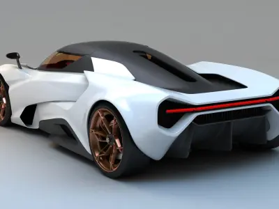 Supercar Sanca-2 3D model