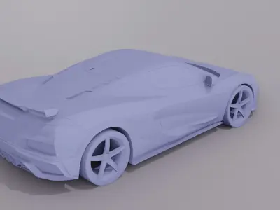 2023 Chevrolet Corvette C8 Z06 Low-poly 3D model
