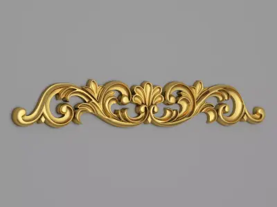 Classic Carved 018 3D model purchase