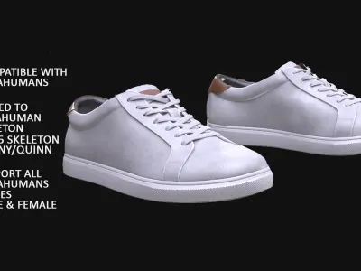 Shoes 94 - All MH Bodies - UE5 Skeletons - Rigged Low-poly 3D model