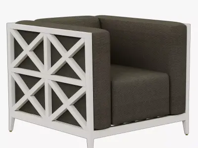 JANUS AZIMUTH CROSS CLUB CHAIR 3D model