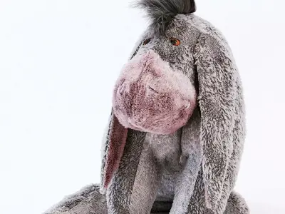 3d model donkey Eeyore 3D model