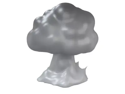 Explosion Icon v1 003 Low-poly 3D model