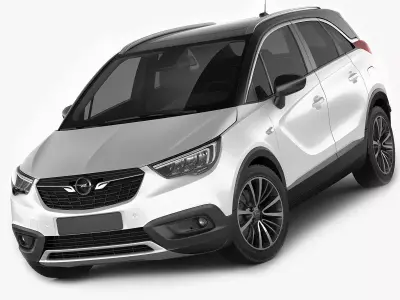 Opel Vauxhall Crossland X 3D model