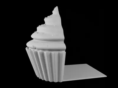 Cupcake Book Holder 3D print model