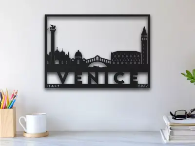 Venice Wall Art 3D print model