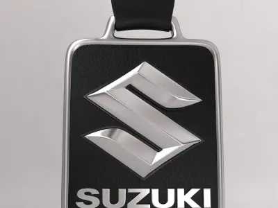 Suzuki car logo keychain  3d model  3D model