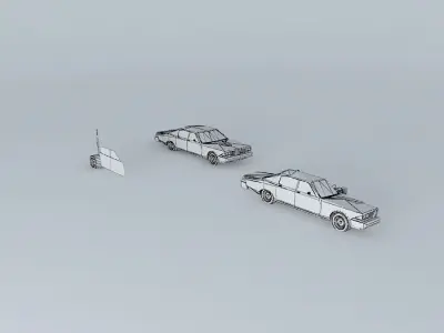 70s car 7 Free 3D model