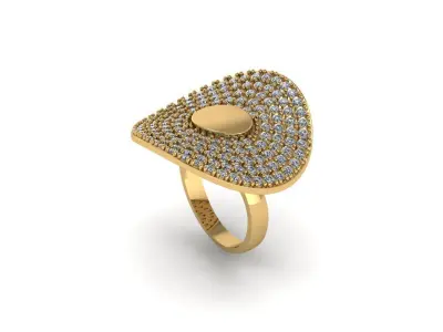 High quality ring design 3D print model