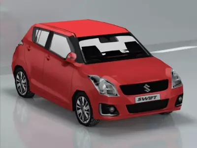 Swift ZXI Low-poly 3D model