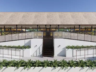 Restaurant Of The Singkawang Planning Gallery 3D model