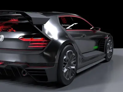 Volkswagen GTI Supersport Vision Gran Turismo 3D model