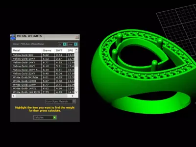 stylish pear cut ring 3D print model