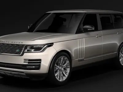 Range Rover SVAutobiography LWB L405 2018 3D model