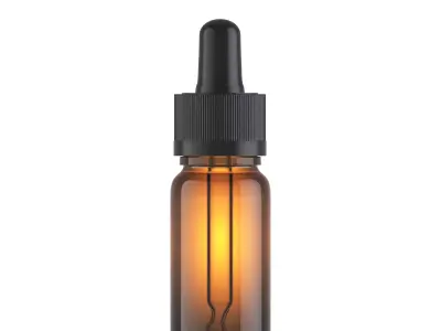 3d model Glass Dropper Bottle 3D model