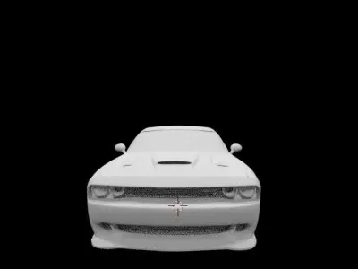 Dodge Challenger Hellcat 3D model buy