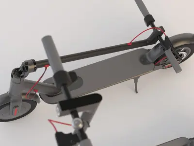 electric scooter 3D model