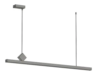 norma led linear pendant light 3D model