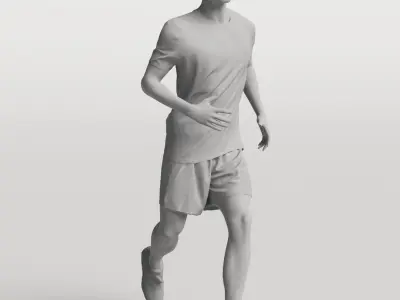 Humano Running Man 0803 3D model
