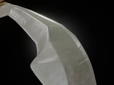 Fantasy Egyptian sword game asset 3D model