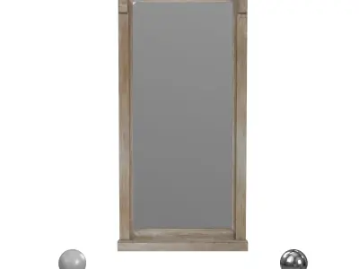 Adelaide Floor Mirror 3D model