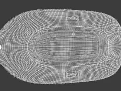 Intex Explorer 100 Inflatable Boat Series 3D model