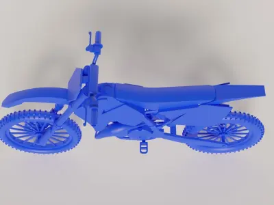 Dirt bike Motorcycle 3d print 3D print model