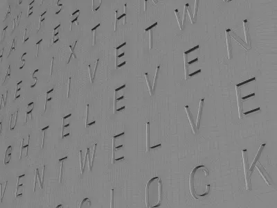 Qlocktwo Classic 3D model