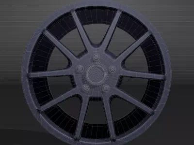 Alloy Rim Off Road 3D model
