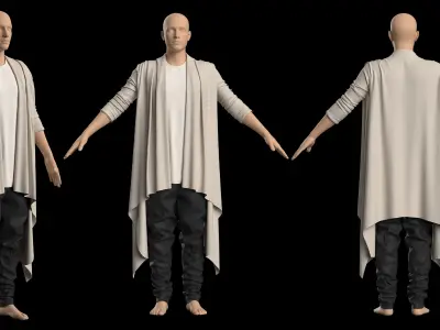 3 Mens Outfit-vol3 3D model