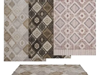 Rugs No 280 Low-poly 3D model