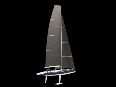 Sailing Yacht 3D model