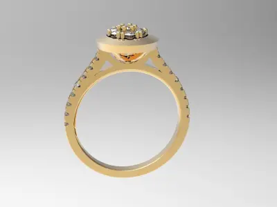 Engagement Ring Free 3D print model