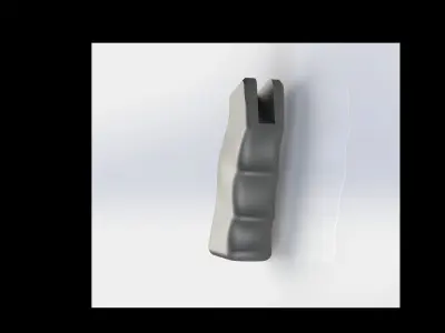 Simple AR grip 3D print model