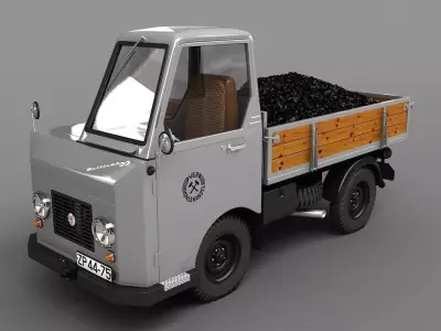 Multicar M22  1964 Kohle 3D model