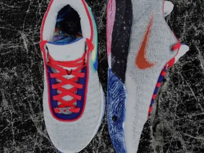 NIKE LEBRON PINK DIAMOND COLLECTION 3D SHOES Low-poly 3D model