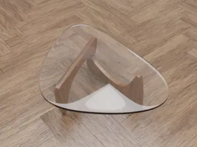 The Noguchi Table Low-poly 3D model