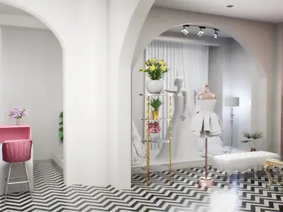 Wedding Dress Shop  3D model