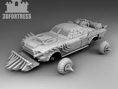 Tough guy 39s car 3D print model