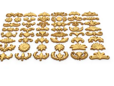 Acanthus Leaves Collection 21 3D print model