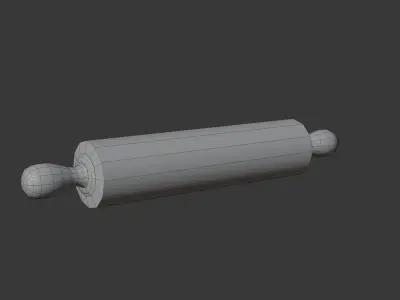 Rolling-pin Free low-poly 3D model