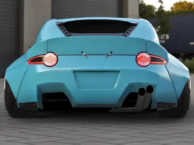 Custom 2016 Mazda miata 3D model