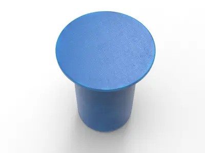 Call Side Table Low-poly 3D model