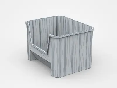 Industrial Plastic Container 3D model