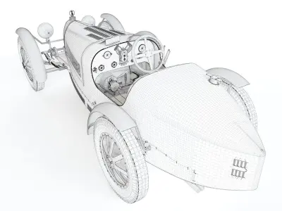 Bugatti Type 3D model