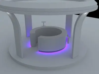 Exhibition Stand  3D Model 3D model Free 3D model